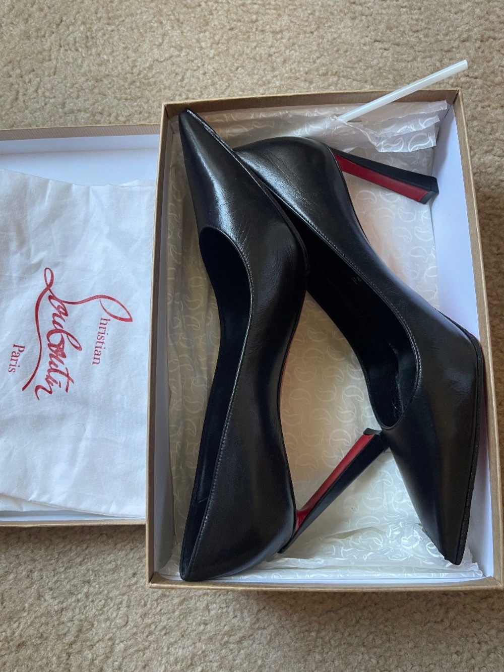 Christian Louboutin Condora 85mm Black pump size 39.5
